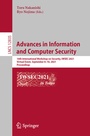 Cover: Advances in Information and Computer Security - Springer