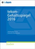 Cover: tekom- Gehaltsspiegel 2016 - tcworld