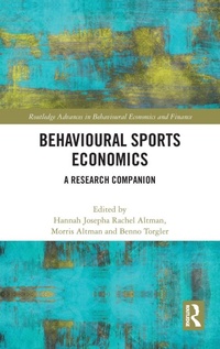 Enlarge image Cover: Behavioural Sports Economics - Routledge