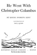 Cover: He Went With Christopher Columbus - IngramSpark