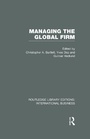 Cover: Managing the Global Firm (RLE International Business) - Routledge