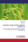 Cover: Genetic study of Rice (Oryza sativa L.) - LAP Lambert Academic Publishing