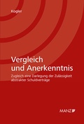 Cover: Vergleich und Anerkenntnis - Manz