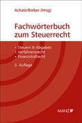 Cover: Fachw&ouml;rterbuch zum Steuerrecht - Manz