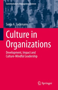Enlarge image Cover: Culture in Organizations - Springer