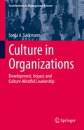 Cover: Culture in Organizations - Springer