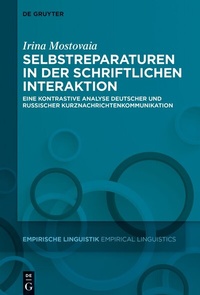 Abbildung von: Selbstreparaturen in der schriftlichen Interaktion - De Gruyter