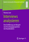 Cover: Interviews analysieren - Springer VS