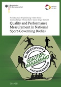 Cover: Quality and Performance Measurement in National Sport-Governing Bodies - Sportverlag Strau&szlig;