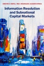 Cover: Information Resolution and Subnational Capital Markets - OUP eBook