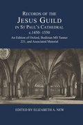 Cover: Records of the Jesus Guild in St Paul's Cathedral, c.1450-1550 - London Record Society