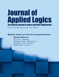 Cover: Journal of Applied Logics - The IfCoLog Journal of Logics and their Applications - College Publications