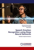 Cover: Speech Emotion Recognition using Deep Neural Networks - LAP Lambert Academic Publishing
