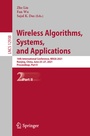 Cover: Wireless Algorithms, Systems, and Applications - Springer