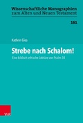 Cover: Strebe nach Schalom! - Vandenhoeck & Ruprecht