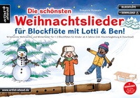 Abbildung von: Die schönsten Weihnachtslieder für Blockflöte mit Lotti & Ben! - artist ahead