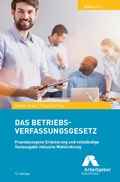 Cover: Das Betriebsverfassungsgesetz - GDA - Gesellschaft f&uuml;r Marketing u. Service der Deutschen Arbeitgeber