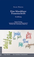 Cover: Eine blassblaue Frauenschrift - Input-Vlg