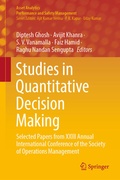 Cover: Studies in Quantitative Decision Making - Springer