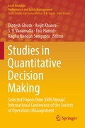 Cover: Studies in Quantitative Decision Making - Springer
