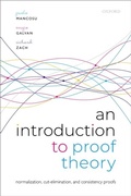 Cover: An Introduction to Proof Theory - OUP eBook