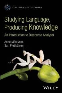 Enlarge image Cover: Studying Language, Producing Knowledge - Wiley