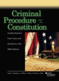 Cover: Criminal Procedure and the Constitution - West Academic Press