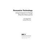 Cover: Persuasive Technology - Morgan Kaufmann