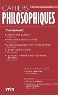Cover: L'Ornement - Librarie Philosophique J. Vrin