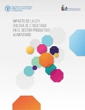 Cover: Impacto de la ley chilena de etiquetado en el sector productivo alimentario - Food & Agriculture Organization of the United Nations (FAO)