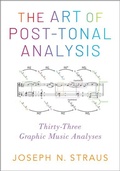 Cover: The Art of Post-Tonal Analysis - Oxford University Press Inc