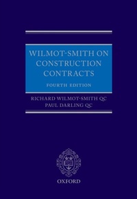 Abbildung von: Wilmot-Smith on Construction Contracts - OUP Oxford