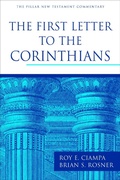 Cover: First Letter to the Corinthians - Wm B Eerdmans Publishing Co