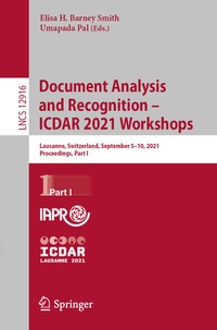 Abbildung von: Document Analysis and Recognition - ICDAR 2021 Workshops - Springer