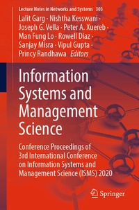 Enlarge image Cover: Information Systems and Management Science - Springer