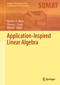 Cover: Application-Inspired Linear Algebra - Springer
