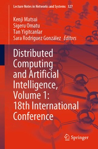 Enlarge image Cover: Distributed Computing and Artificial Intelligence, Volume 1: 18th International Conference - Springer