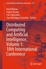 Cover: Distributed Computing and Artificial Intelligence, Volume 1: 18th International Conference - Springer