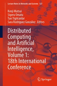 Enlarge image Cover: Distributed Computing and Artificial Intelligence, Volume 1: 18th International Conference - Springer