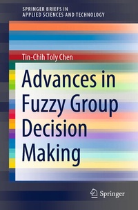 Enlarge image Cover: Advances in Fuzzy Group Decision Making - Springer