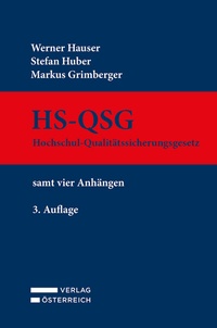 Abbildung von: HS-QSG Hochschul-Qualitätssicherungsgesetz - Verlag Österreich