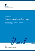 Cover: Les servitudes collectives - St&auml;mpfli Verlag