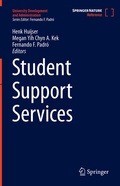 Cover: Student Support Services - Springer
