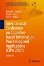 Cover: International Conference on Cognitive based Information Processing and Applications (CIPA 2021) - Springer