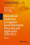 Cover: International Conference on Cognitive based Information Processing and Applications (CIPA 2021) - Springer