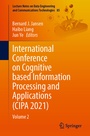 Cover: International Conference on Cognitive based Information Processing and Applications (CIPA 2021) - Springer