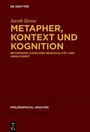 Cover: Metapher, Kontext und Kognition - De Gruyter
