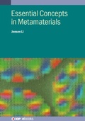 Cover: Essential Concepts In Metamaterials - Institute of Physics Publishing