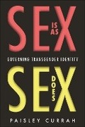 Cover: Sex Is As Sex Does - New York University Press