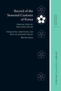 Cover: Record of the Seasonal Customs of Korea - University of Hawai'i Press